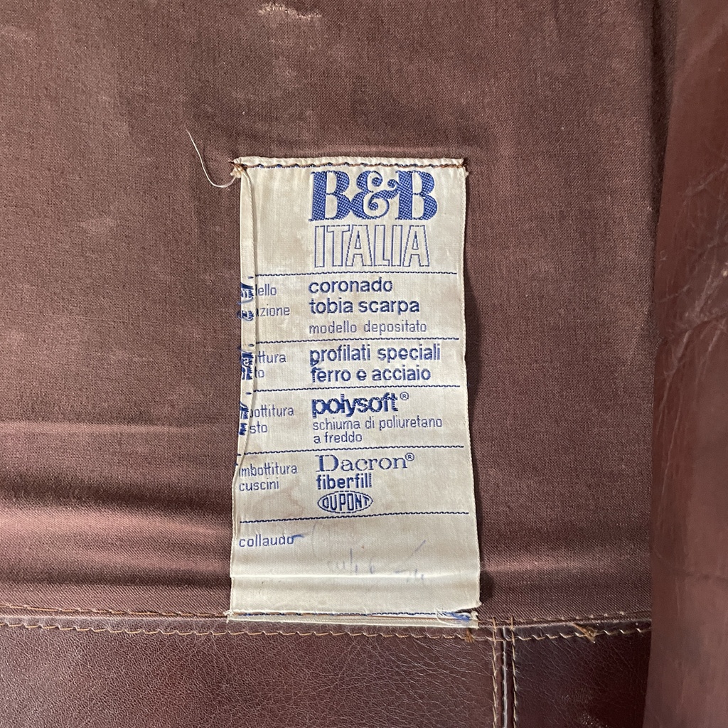 Divano Coronado di Afra e Tobia Scarpa per B&B, 1970 ca.