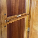 Armadio con specchio in legno, 1950 ca.