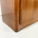 Armadio con specchio in legno, 1950 ca.