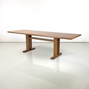 Tavolo da pranzo in legno, 1980 ca.