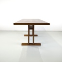 Tavolo da pranzo in legno, 1980 ca.