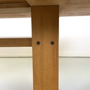 Tavolo da pranzo in legno, 1980 ca.