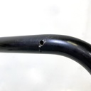 Sedie in metallo nero e tessuto grigio, 1980 ca.