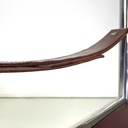 Sedie in pelle marrone di D.I.D., 1970 ca.