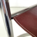 Sedie in pelle marrone di D.I.D., 1970 ca.