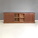 Sideboard in legno con apertura a serrandina, 1920 ca.