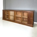 Sideboard in legno con apertura a serrandina, 1920 ca.