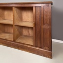 Sideboard in legno con apertura a serrandina, 1920 ca.