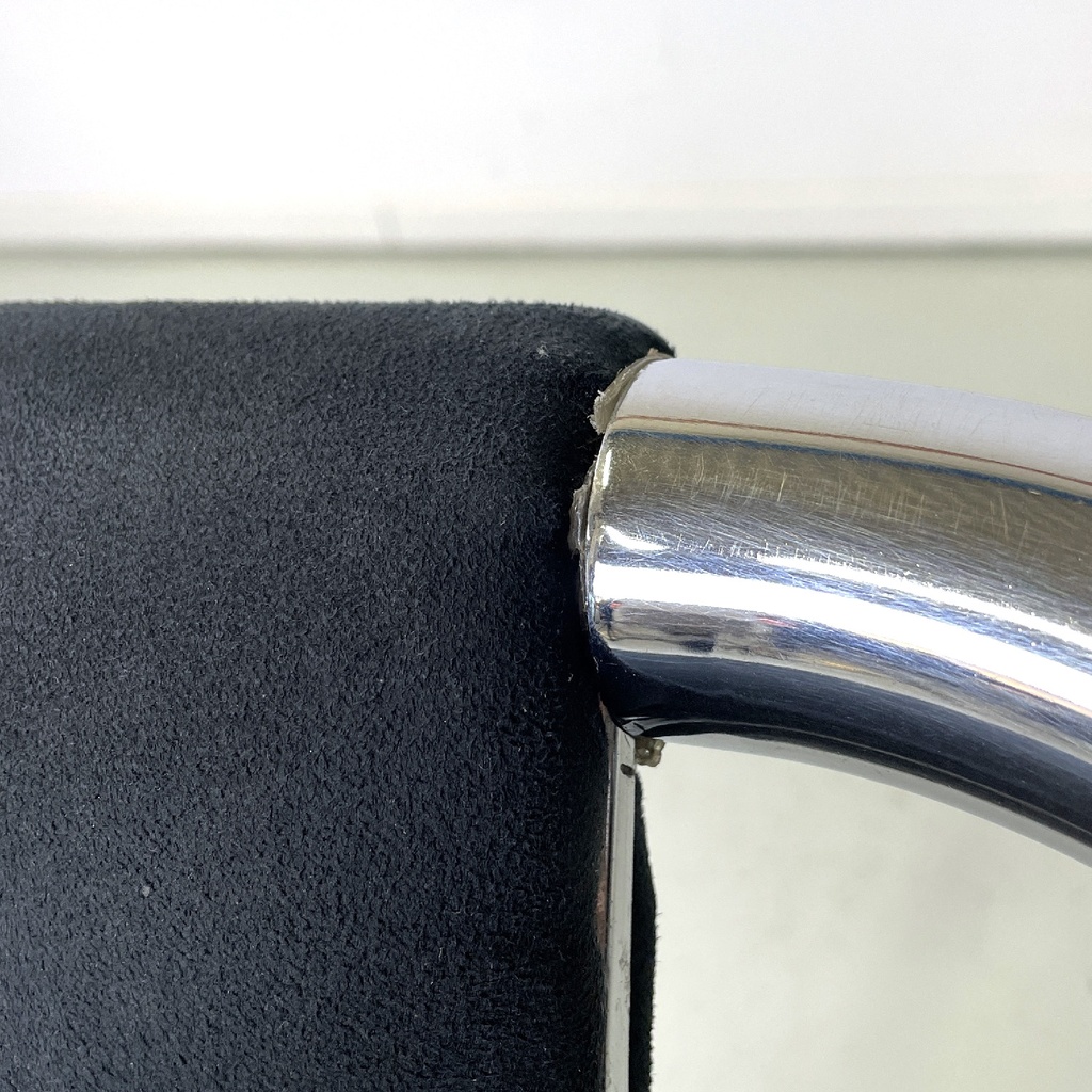 Sedie in velluto blu, 1980 ca.