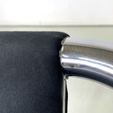 Sedie in velluto blu, 1980 ca.