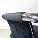 Sedie in velluto blu, 1980 ca.