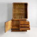 Credenza con vetrina in legno, 1920 ca.