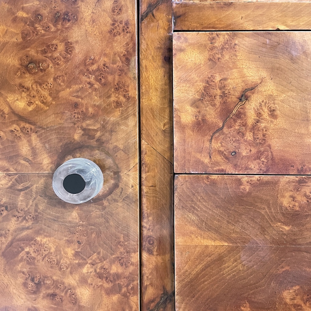 Credenza con vetrina in legno, 1920 ca.