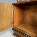 Credenza con vetrina in legno, 1920 ca.