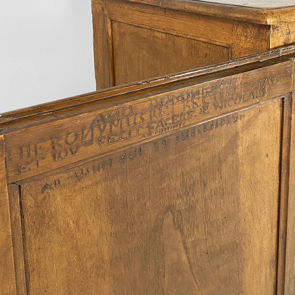 Credenza in legno, fine del 1600 ca. 