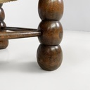 Poltrone in legno e paglia, 1960 ca.