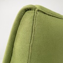 Poltrone in tessuto verde, 1950 ca.