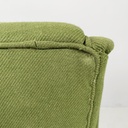 Poltrone in tessuto verde, 1950 ca.