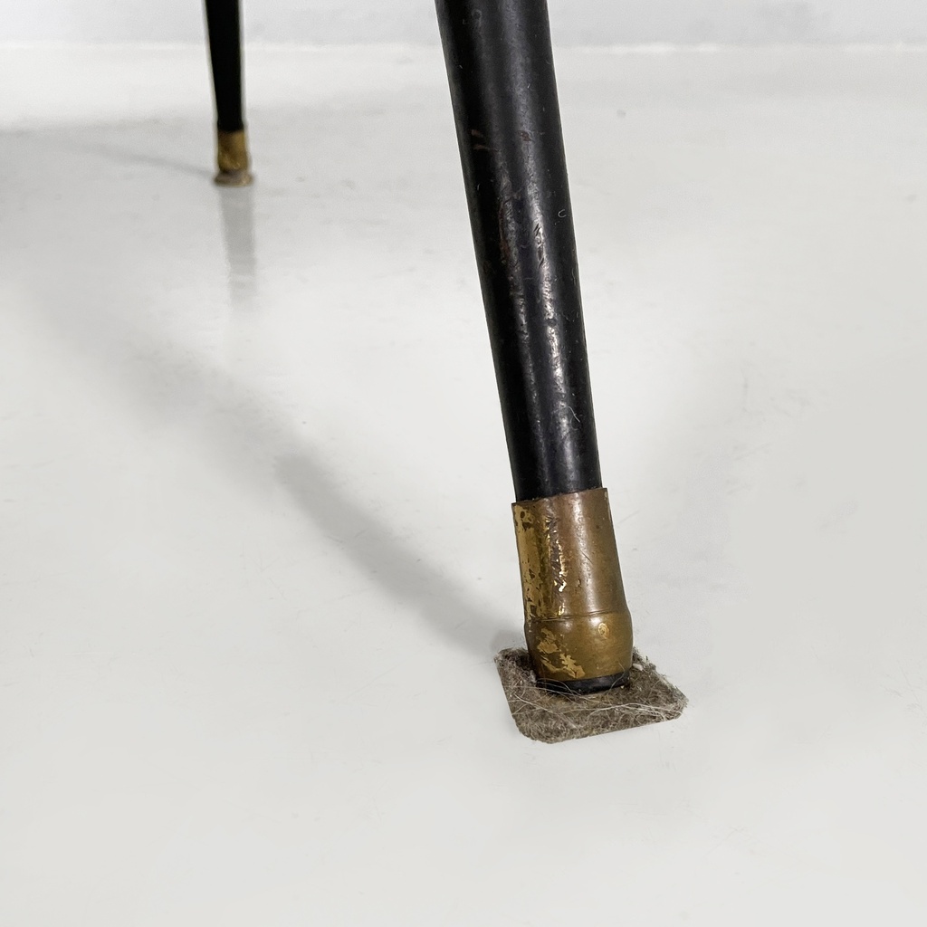 Poltrone in tessuto verde, 1950 ca.