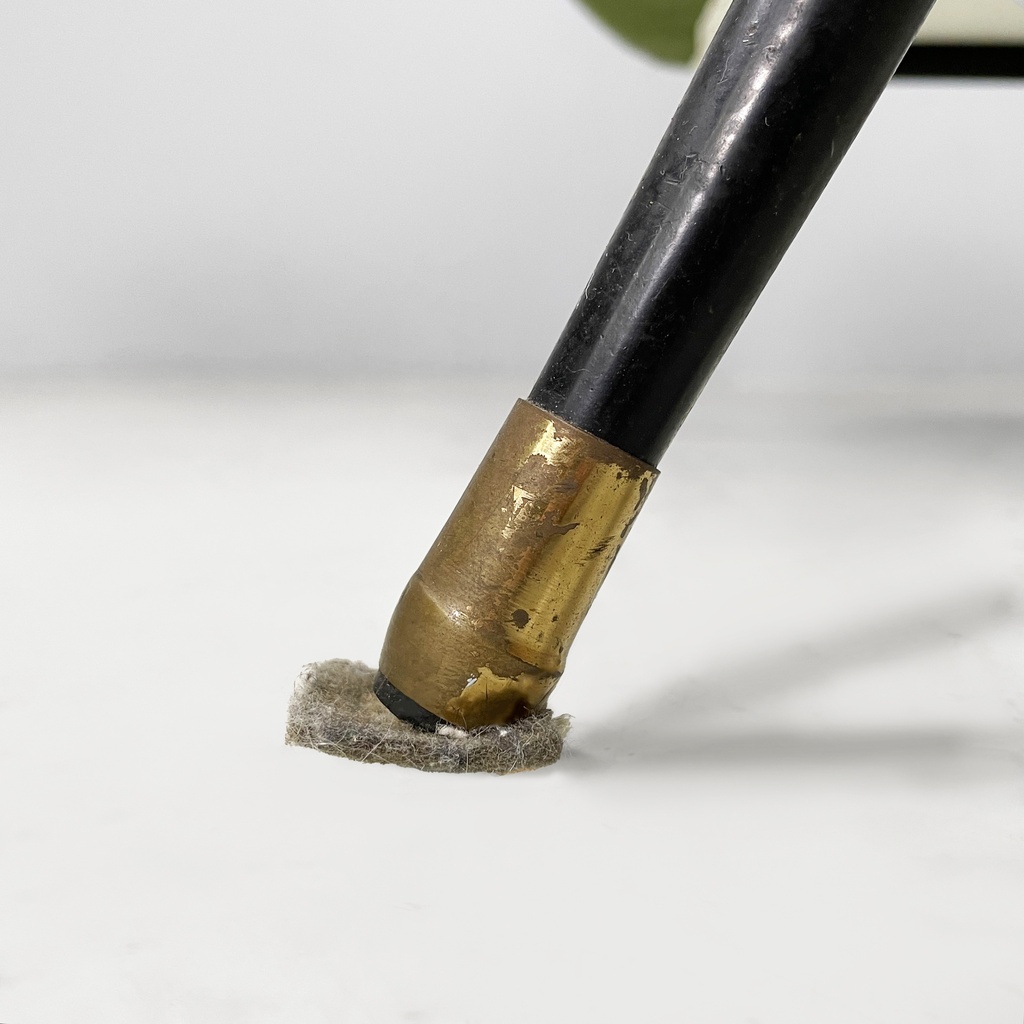 Poltrone in tessuto verde, 1950 ca.