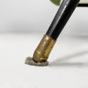 Poltrone in tessuto verde, 1950 ca.