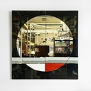 Specchio da parete Morphos di Carmi per Acerbis, 1980 ca.