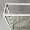 Copricalorifero in metallo bianco, 1950 ca.