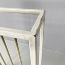 Copricalorifero in metallo bianco, 1950 ca.