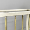 Copricalorifero in metallo bianco, 1950 ca.