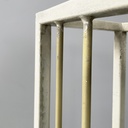 Copricalorifero in metallo bianco, 1950 ca.