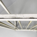 Copricalorifero in metallo bianco, 1950 ca.