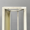 Copricalorifero in metallo bianco, 1950 ca.