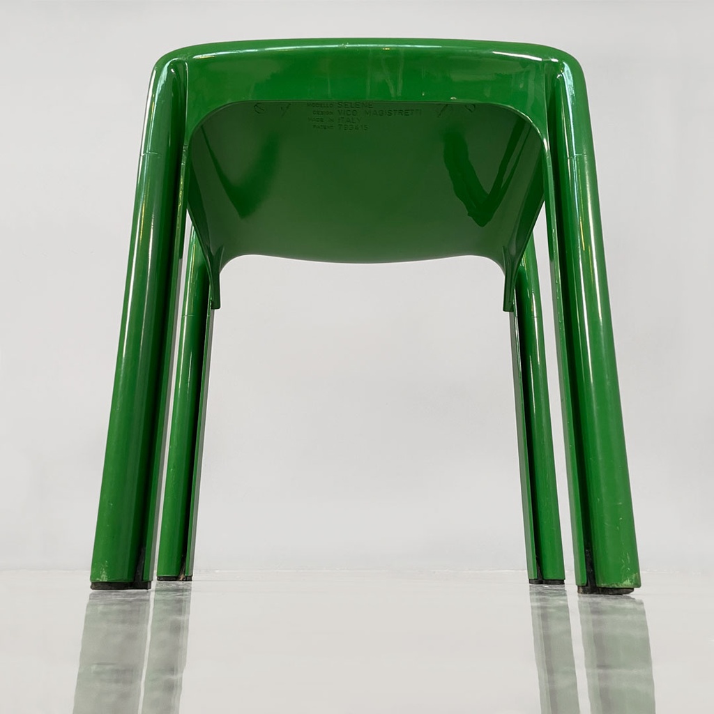 Sedie Selene di Vico Magistretti per Artemide, 1960 ca.