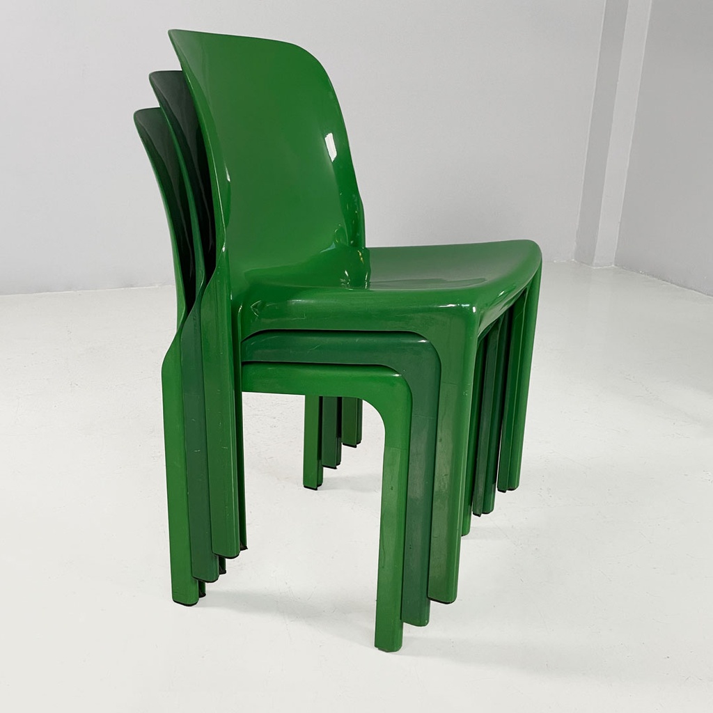 Sedie Selene di Vico Magistretti per Artemide, 1960 ca.