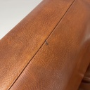 Poltrone in finta pelle marrone e metallo cromato, 1970 ca.