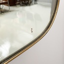 Specchio da parete in ottone, 1950 ca. 