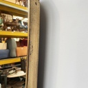 Specchio da parete in ottone, 1950 ca. 