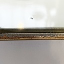 Specchio da parete in ottone, 1950 ca. 