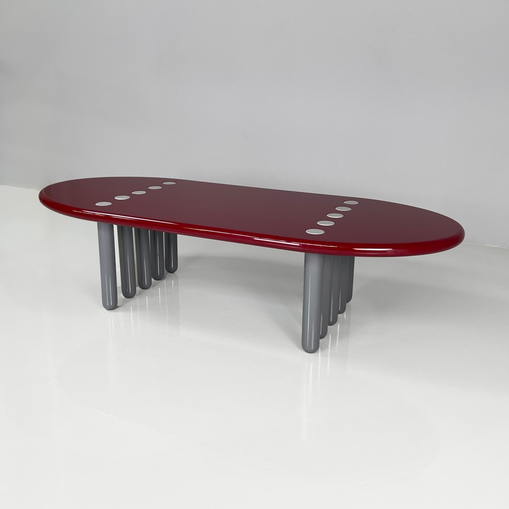 Tavolo da caffè in legno laccato, 1980 ca.