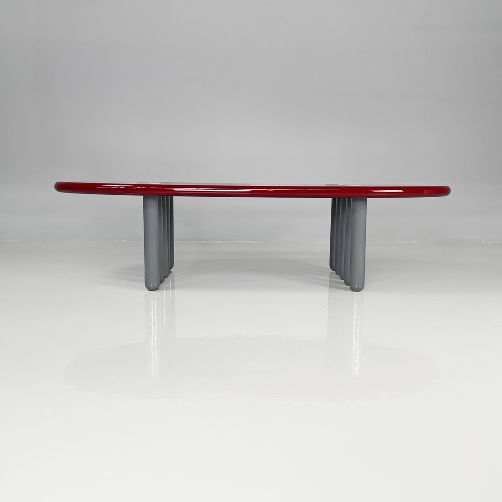 Tavolo da caffè in legno laccato, 1980 ca.