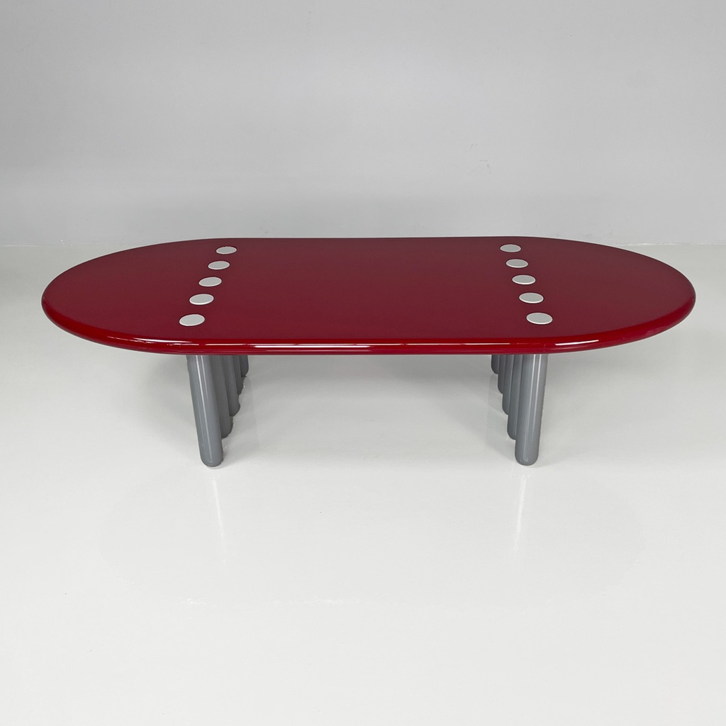 Tavolo da caffè in legno laccato, 1980 ca.