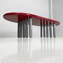 Tavolo da caffè in legno laccato, 1980 ca.