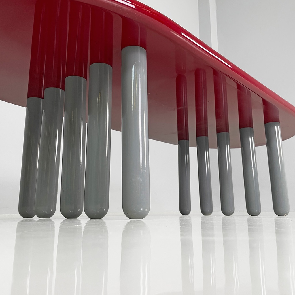 Tavolo da caffè in legno laccato, 1980 ca.