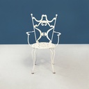 Sedie da giardino in ferro bianco, 1960 ca.