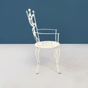 Sedie da giardino in ferro bianco, 1960 ca.