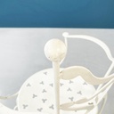 Sedie da giardino in ferro bianco, 1960 ca.