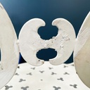 Sedie da giardino in ferro bianco, 1960 ca.