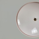 Lampadario in plastica arancione, 1970 ca.