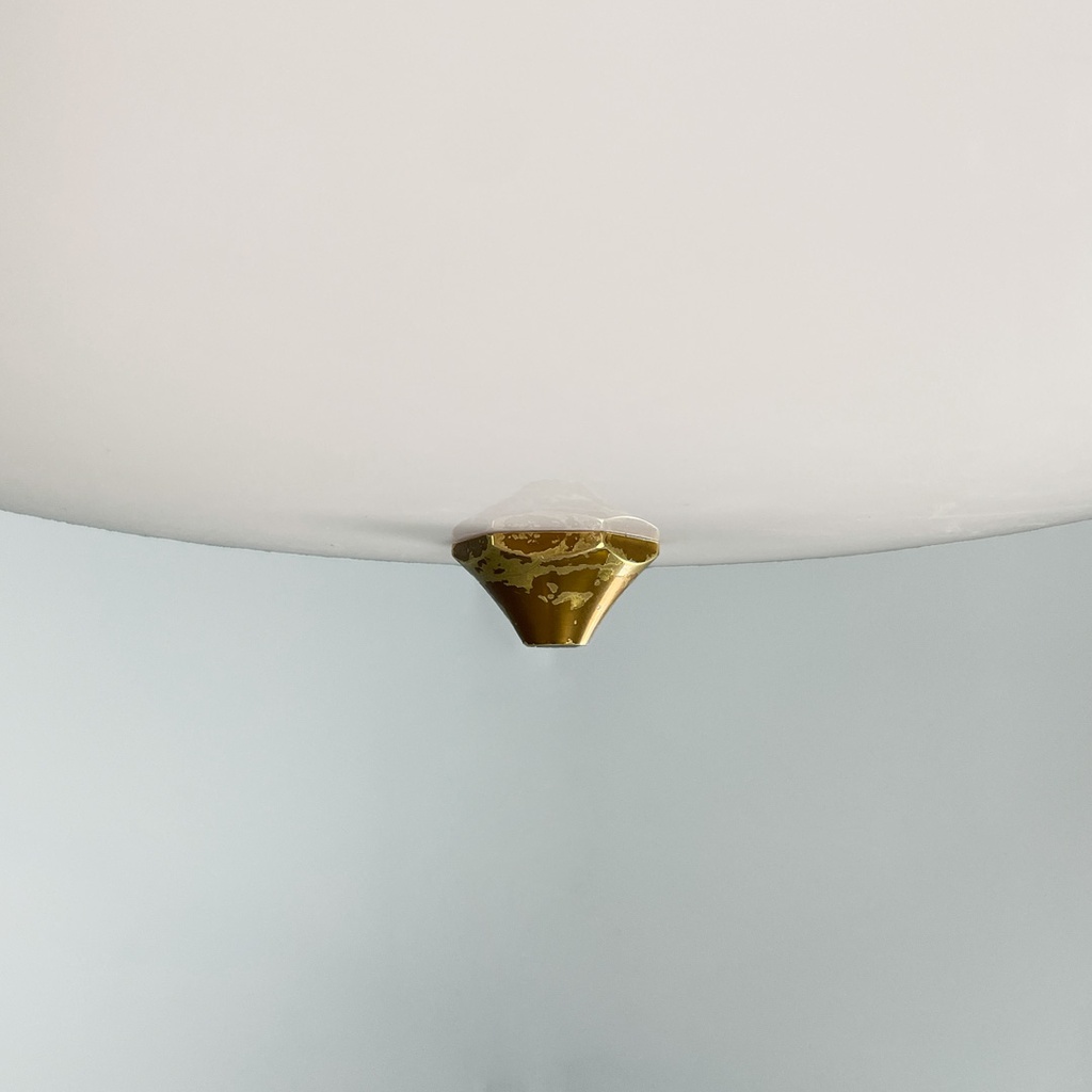 Lampadario in plastica arancione, 1970 ca.