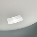 Lampadario in plastica arancione, 1970 ca.